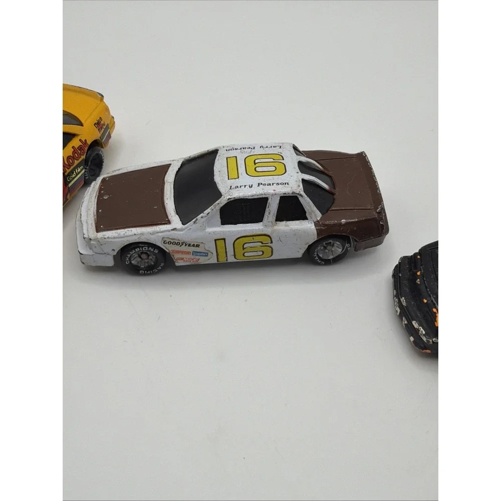 Vintage Diecast Toy Car Lot Kodak Exxon Stock Cars Mixed Vehicles